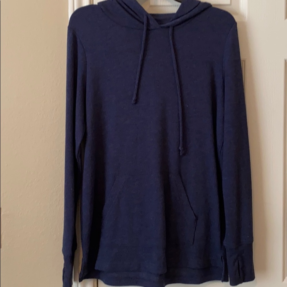 Navy blue jacket.